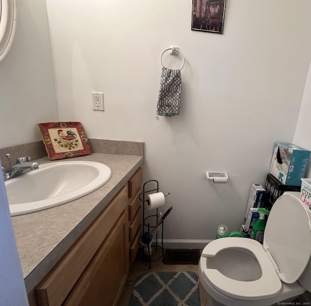 135 Bucks Hill Rd Apt 10, Waterbury, CT 06704 - half bath with toilet, vanity, and baseboards