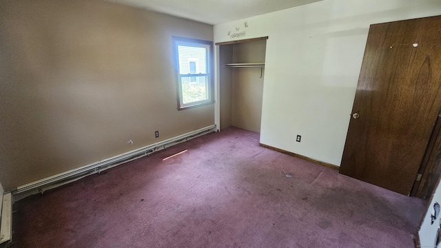 215 Stanley St, New Britain, CT 06051 - unfurnished bedroom featuring carpet floors, a closet, and baseboards