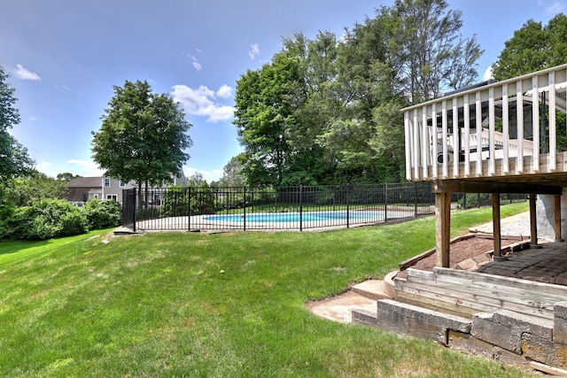 64 Regina St, Trumbull, CT 06611 - view of yard with a deck
