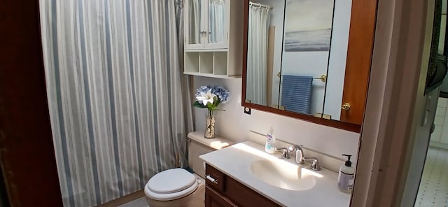 33 Bristol Dr, Canton, CT 06019 - bathroom with toilet, vanity, and a shower with shower curtain