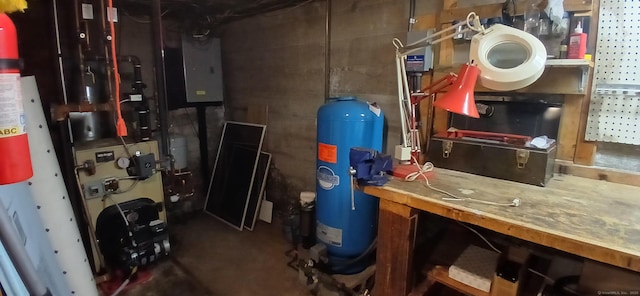 33 Bristol Dr, Canton, CT 06019 - utility room featuring electric panel