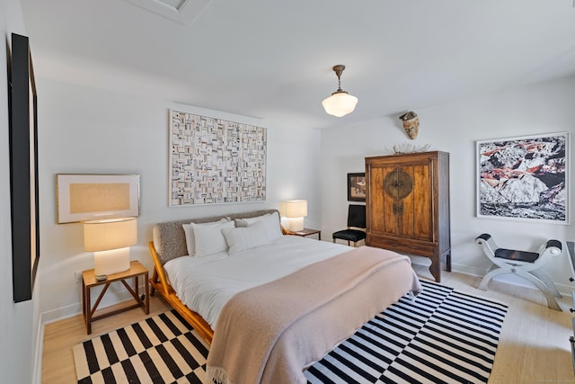 6 Over Rock Ln, Westport, CT 06880 - bedroom with light wood finished floors and baseboards