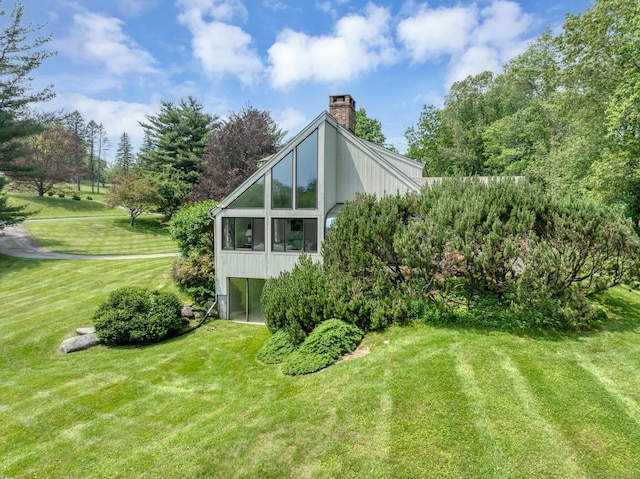 76 Farview Farm Rd, Redding, CT 06896 - view of outdoor structure featuring a sunroom