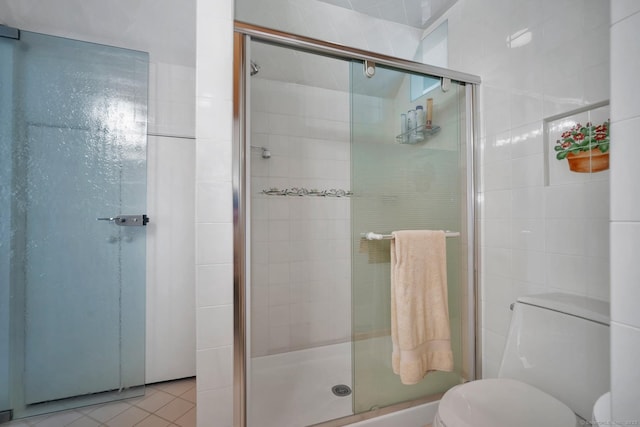 76 Farview Farm Rd, Redding, CT 06896 - full bath featuring a stall shower and tile patterned flooring