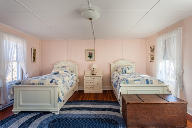 163 Lake Rd, Warren, CT 06754 - bedroom with wood finished floors