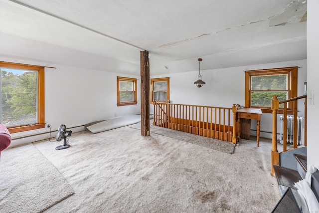 46 Bellamy Ln, Bethlehem, CT 06751 - carpeted living area with plenty of natural light and baseboard heating
