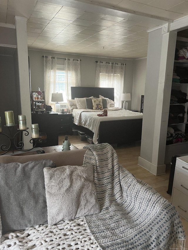 66 S 3rd St, Meriden, CT 06451 - bedroom with multiple windows and wood finished floors