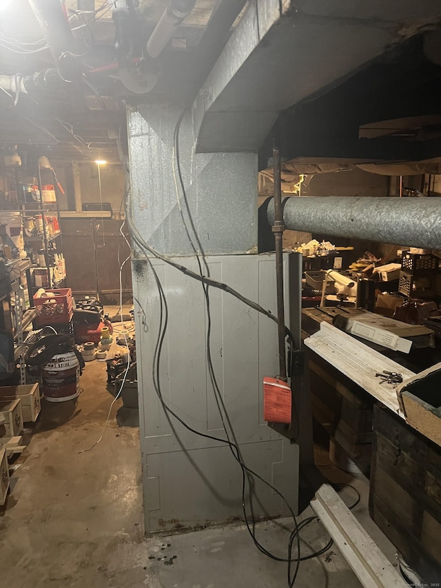 66 S 3rd St, Meriden, CT 06451 - view of unfinished basement