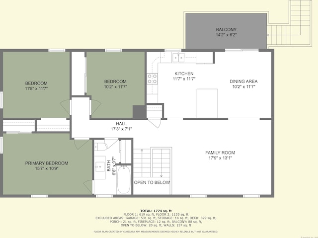 25 Meadow Dr, Ledyard, CT 06335 - home floor plan