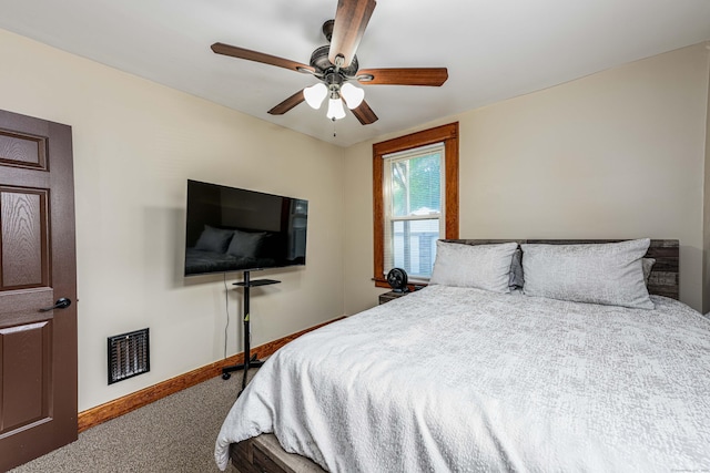 98 Gorham Ave, Hamden, CT 06514 - bedroom featuring carpet flooring, baseboards, and ceiling fan