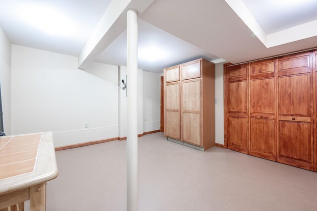 55 Mill Plain Rd Unit 6-3, Danbury, CT 06811 - finished below grade area featuring baseboards