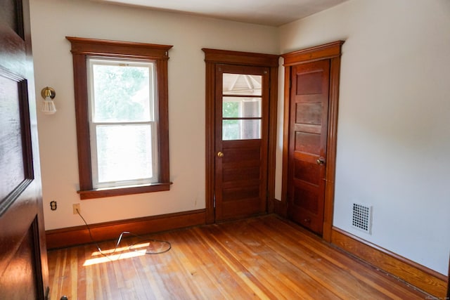 47 Mountford St, Hartford, CT 06114 - foyer featuring light wood-type flooring and plenty of natural light