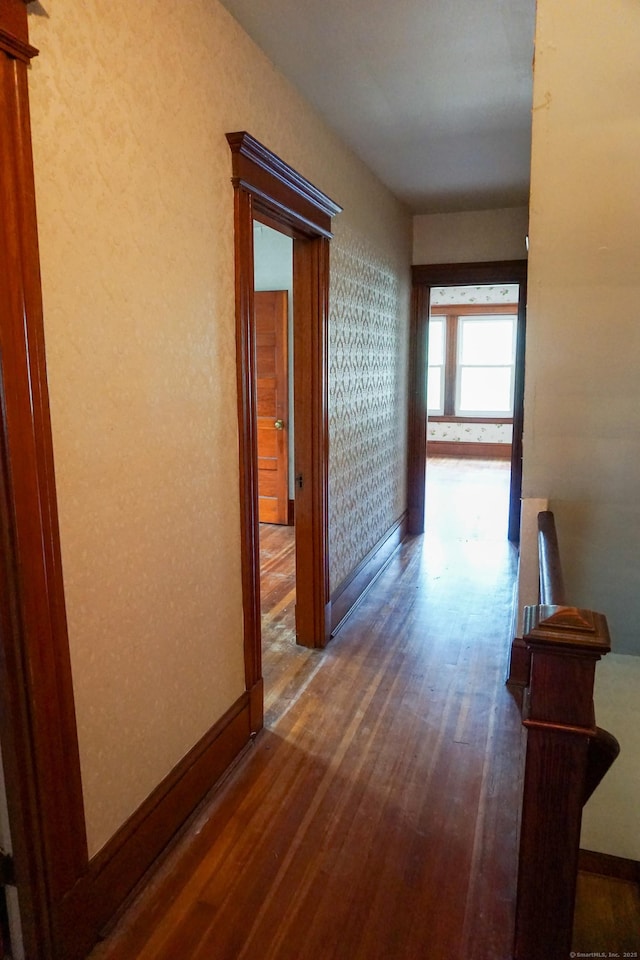 47 Mountford St, Hartford, CT 06114 - corridor with wood finished floors