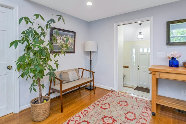 19 Orchard Ln, New Canaan, CT 06840 - foyer featuring wood finished floors and recessed lighting