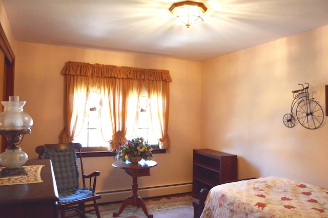 76 Country Ln, Bristol, CT 06010 - bedroom featuring a baseboard radiator