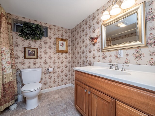 111 Washington Post Dr, Wilton, CT 06897 - full bathroom with vanity, toilet, baseboards, and tile patterned floors
