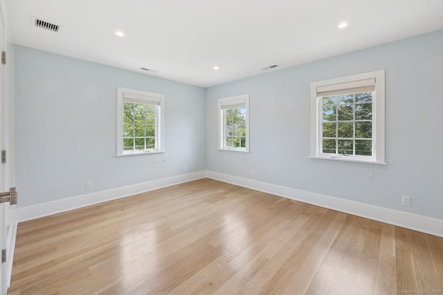 27 Waverly Rd, Darien, CT 06820 - spare room with light wood-type flooring, baseboards, and recessed lighting