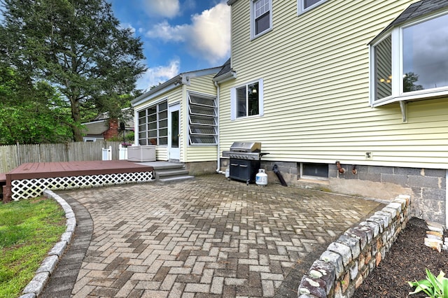202 Mountain Rd, Cheshire, CT 06410 - view of patio / terrace featuring area for grilling and a deck