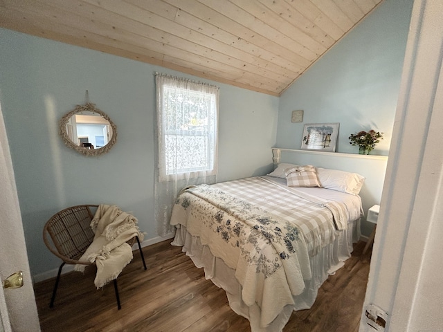 28 1st St, Madison, CT 06443 - bedroom featuring lofted ceiling, wooden ceiling, and wood finished floors