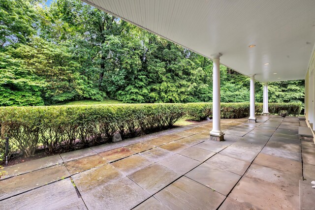 4 Lyons Plain Rd, Weston, CT 06883 - view of patio