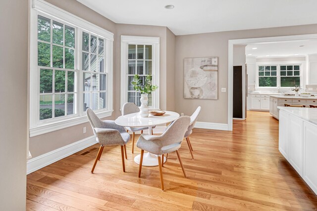4 Lyons Plain Rd, Weston, CT 06883 - dining room featuring light wood-style flooring