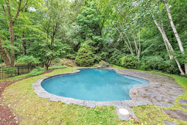 4 Lyons Plain Rd, Weston, CT 06883 - view of pool