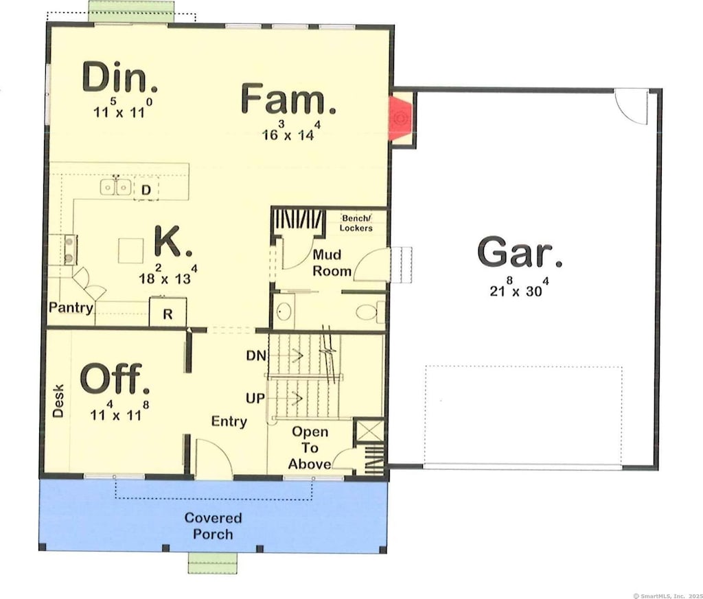 208 Day St, Granby, CT 06035 - floor plan / room layout