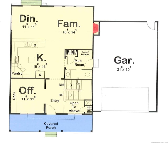 208 Day St, Granby, CT 06035 - floor plan / room layout
