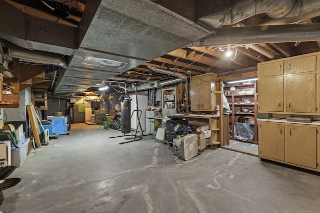 337 Woodbine Rd, Stamford, CT 06903 - unfinished below grade area with water heater and electric panel