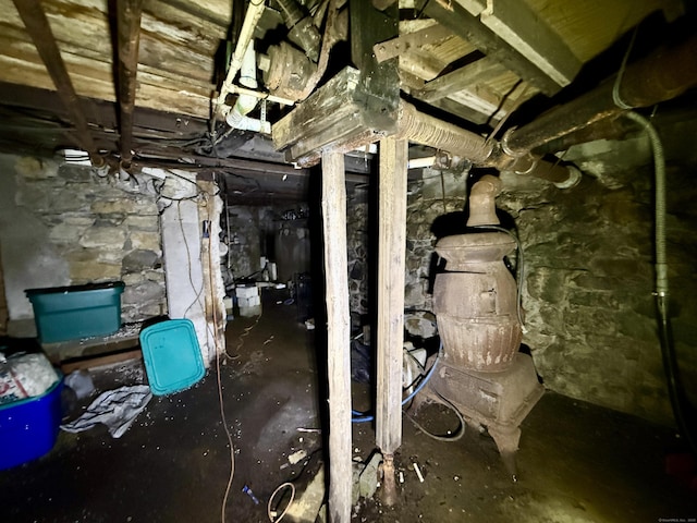 70 E Hill Rd, Canton, CT 06019 - view of unfinished basement