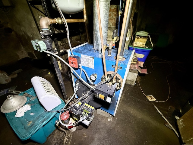 70 E Hill Rd, Canton, CT 06019 - detailed view of a heating unit