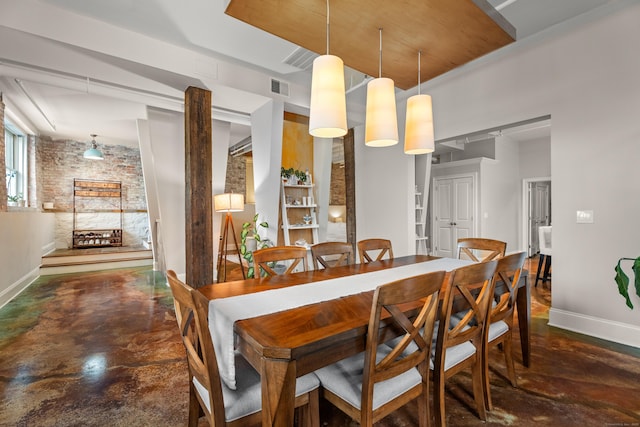 43 Chestnut St Unit 60, New Haven, CT 06511 - dining space featuring finished concrete flooring and baseboards