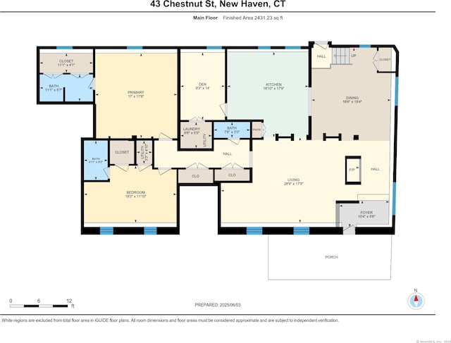 43 Chestnut St Unit 60, New Haven, CT 06511 - room layout