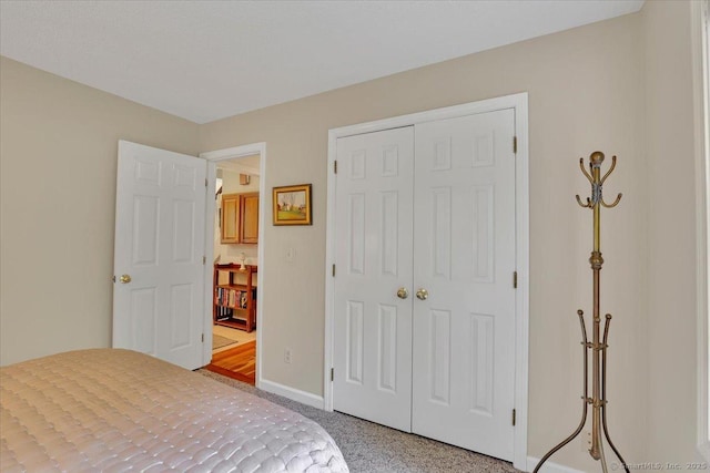 19 Oak Leaf Cir, Coventry, CT 06238 - bedroom featuring light carpet, baseboards, and a closet