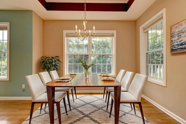 35 Todd St Unit 204, Hamden, CT 06518 - dining room with a chandelier, wood finished floors, and baseboards