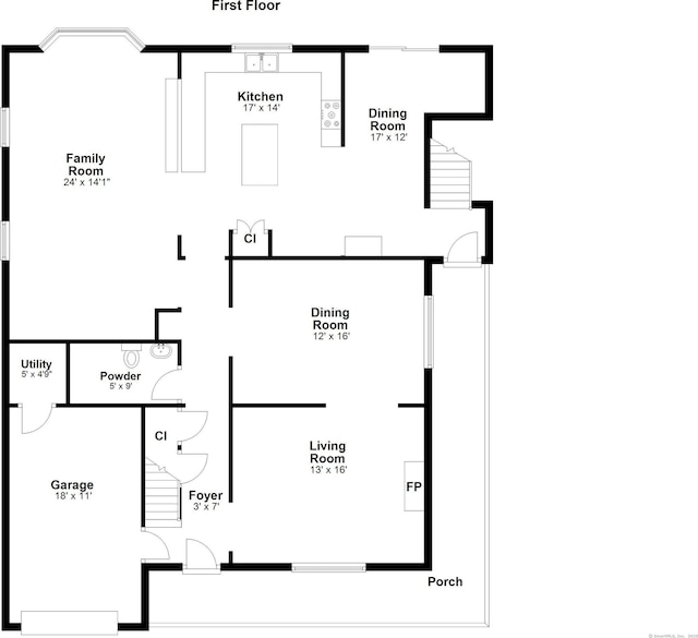 15 Oakledge Cir, Norwalk, CT 06854 - view of floor plan / room layout