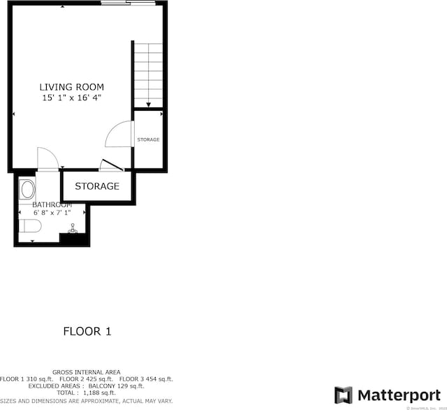 201 Baxter Rd Apt D, Mansfield, CT 06268 - room layout