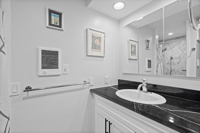 104 Quaker Farm Rd, Groton, CT 06355 - bathroom featuring vanity and a marble finish shower