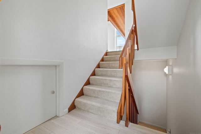 70 Prospect Hill Rd, Groton, CT 06340 - stairway with wood finished floors