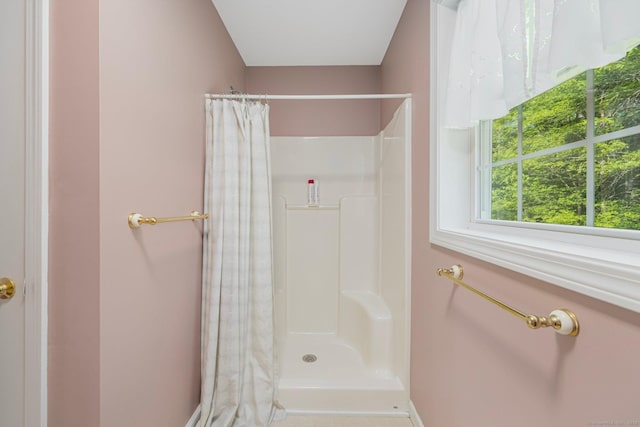 58 Snake Meadow Rd, Killingly, CT 06239 - full bathroom with a shower with shower curtain and baseboards