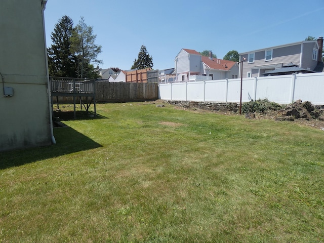 450 Thorme St, Bridgeport, CT 06606 - view of yard featuring a deck and a residential view