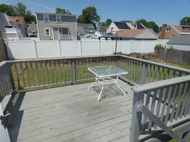 450 Thorme St, Bridgeport, CT 06606 - deck with a residential view