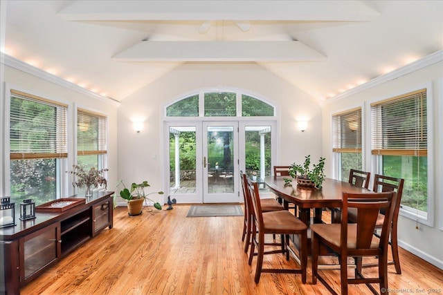 11 Wendover Rd, Newtown, CT 06470 - dining room with french doors and light wood-type flooring