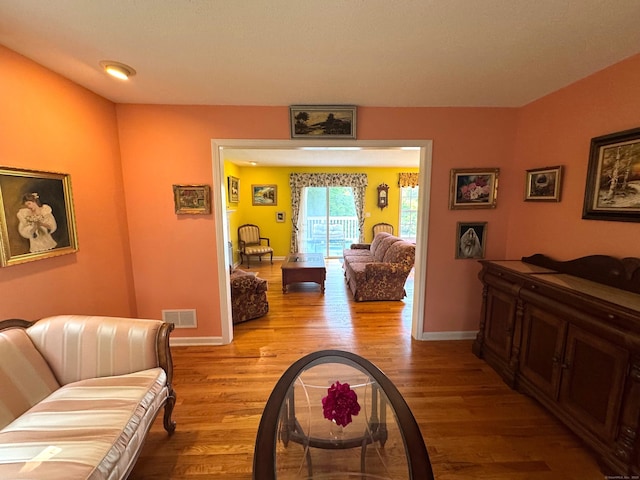 29 Swift St, Branford, CT 06405 - hallway with wood finished floors and baseboards