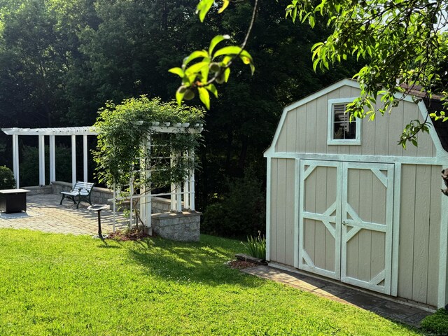 29 Swift St, Branford, CT 06405 - view of shed featuring a pergola