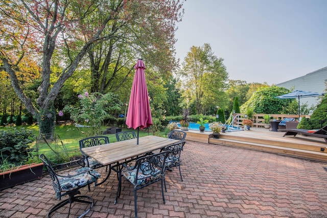 20 Marlin Rd, New Britain, CT 06053 - view of patio / terrace with outdoor dining space and a wooden deck