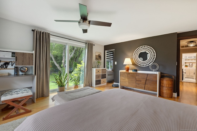 20 Marlin Rd, New Britain, CT 06053 - bedroom with light wood-type flooring and a ceiling fan