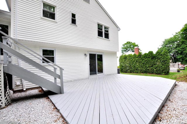 59 Settlers Knl, Newington, CT 06111 - deck featuring stairway