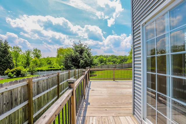 527 Highland Ave, Torrington, CT 06790 - wooden deck featuring a fenced backyard