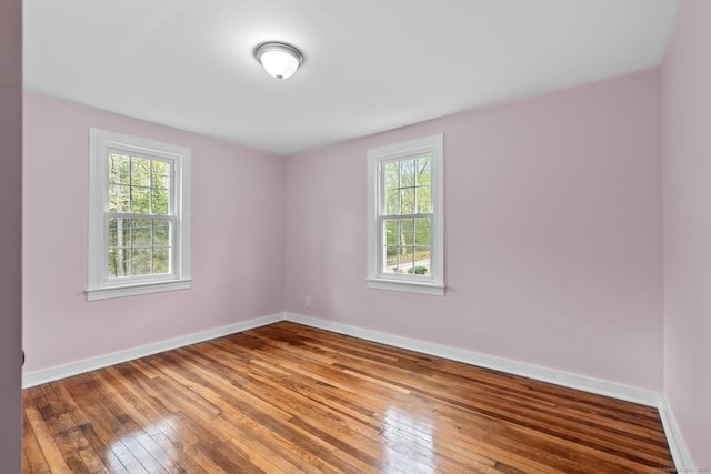 380 Pumpkin Hill Rd, Ledyard, CT 06339 - unfurnished room featuring hardwood / wood-style flooring and baseboards